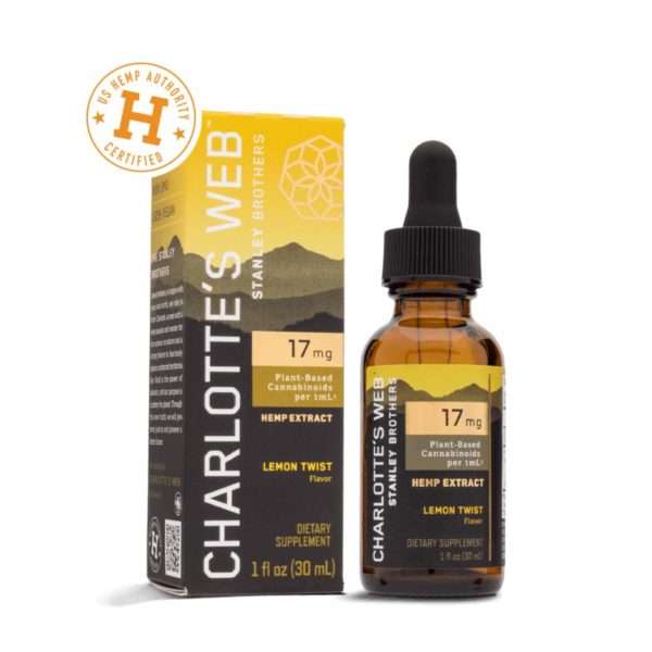 Charlotte's Web CBD Tincture Oil Lemon Twist - Extra Strength, 30ml