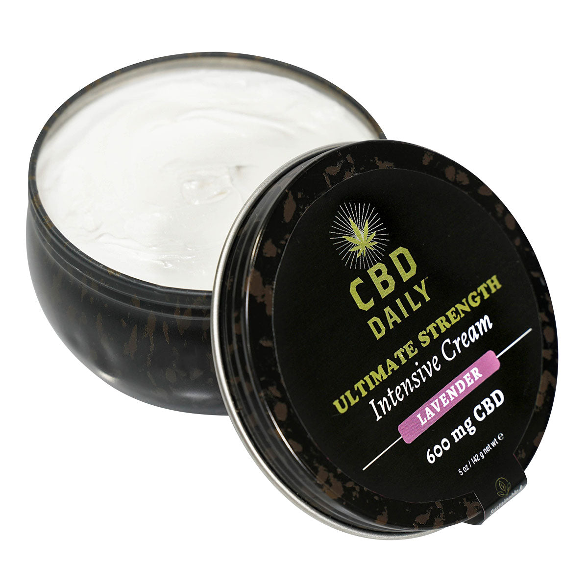 CBD Daily CBD Ultimate Strength Intensive Cream - Lavender 600mg 5oz