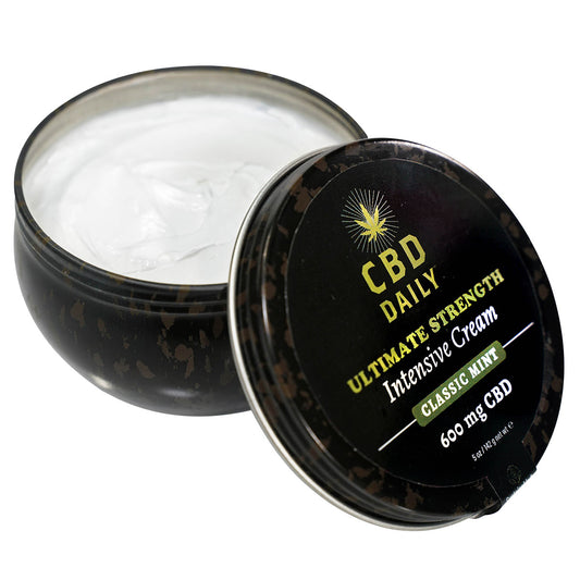 CBD Daily CBD Ultimate Strength Intensive Cream - Classic Mint 600mg 5oz