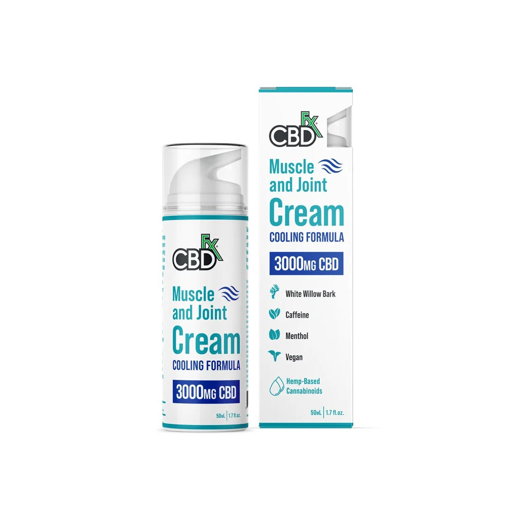 CBDfx CBD Muscle & Joint Cream - Cooling Formula