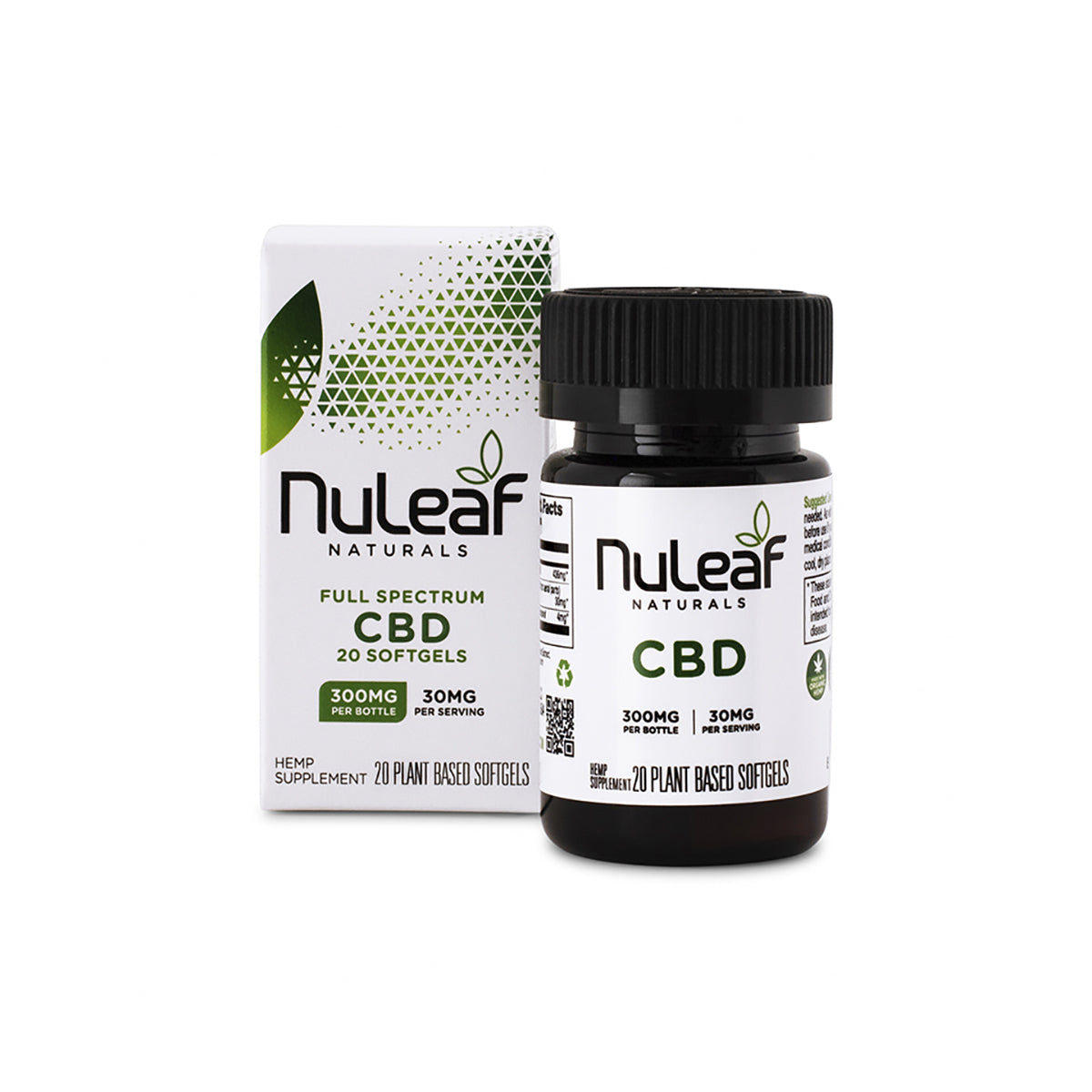 NuLeaf Naturals Full Spectrum CBD Softgels 15mg