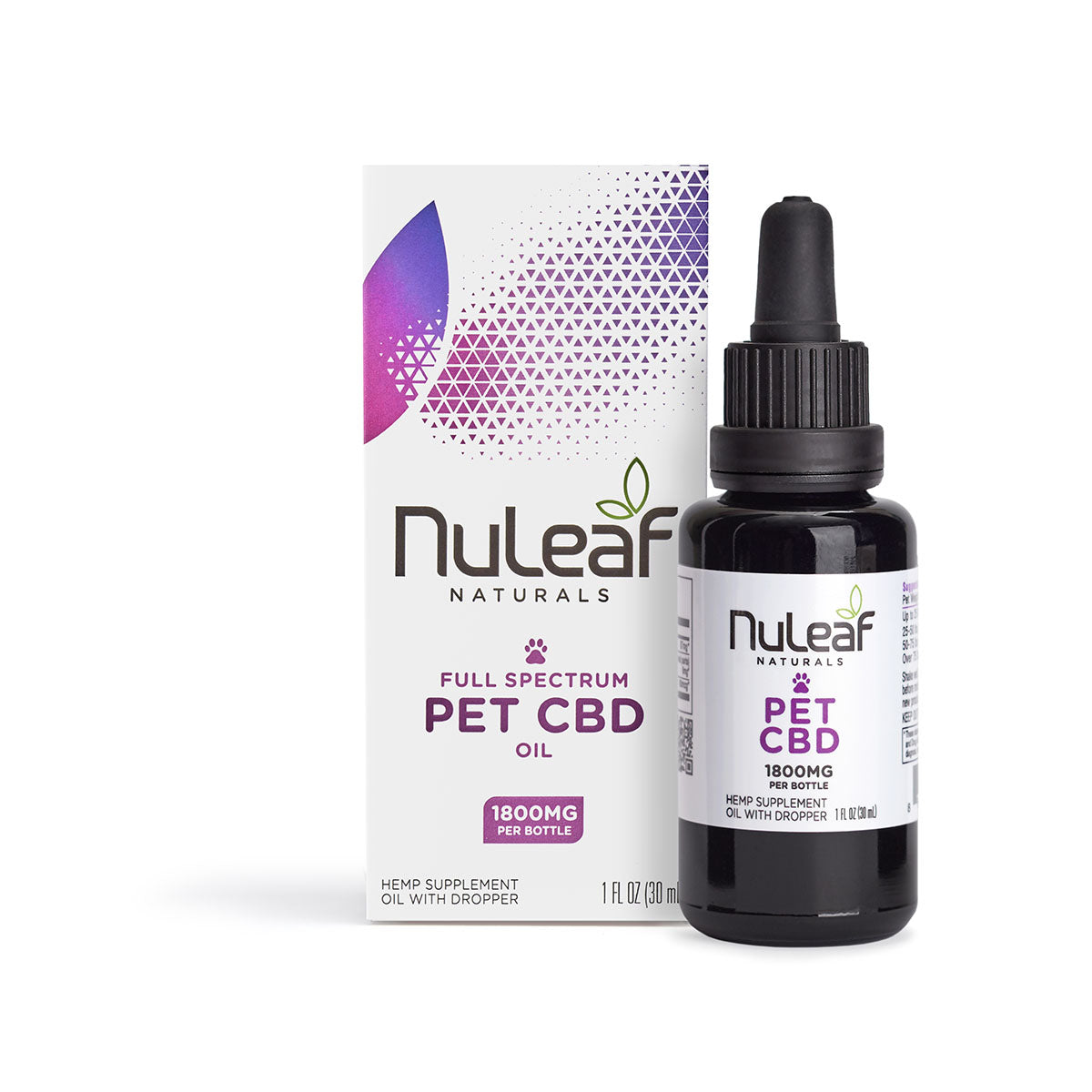 NuLeaf Naturals Full Spectrum Pet CBD Oil