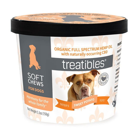 Treatibles® Tater’s Sweet Potato Tots Soft Chews for Dogs 60 Count